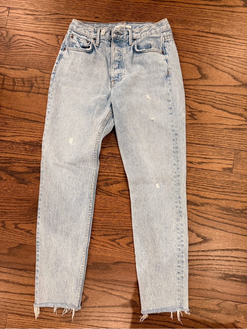 GRLFRND Light Blue High-Rise Denim